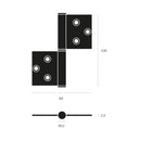 DOBRADIÇA FLAG TYPE HINGE 100