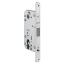 FECHADURA MAGNETICA ACABAMENTO INOX ACETINADO FRENTE REMOVIVEL